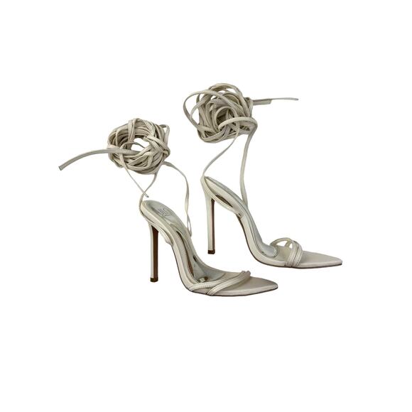 JLO - Jennifer Lopez Lincoln Sandal in Off White - Picture 1 of 5